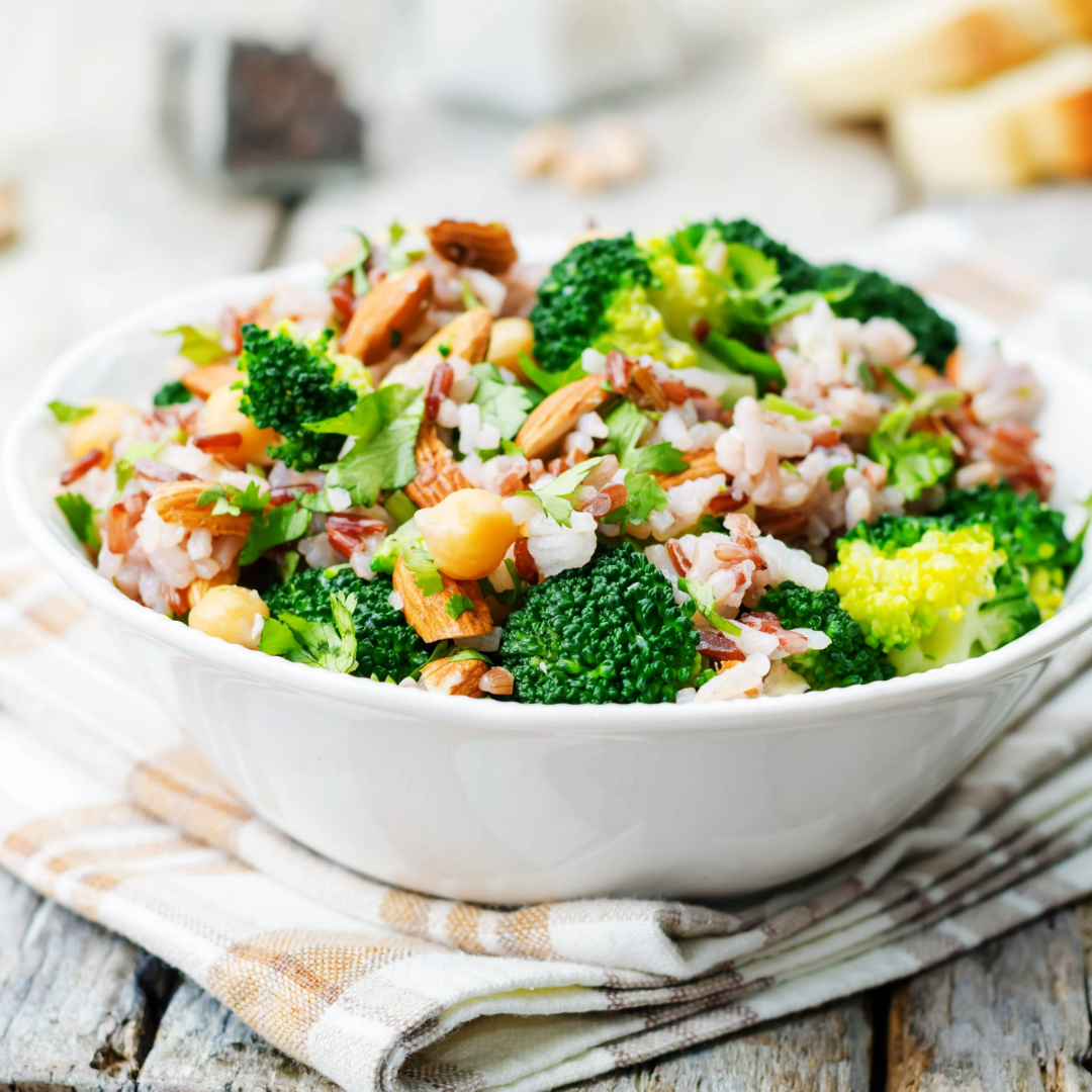Cranberry Almond Broccoli Salad