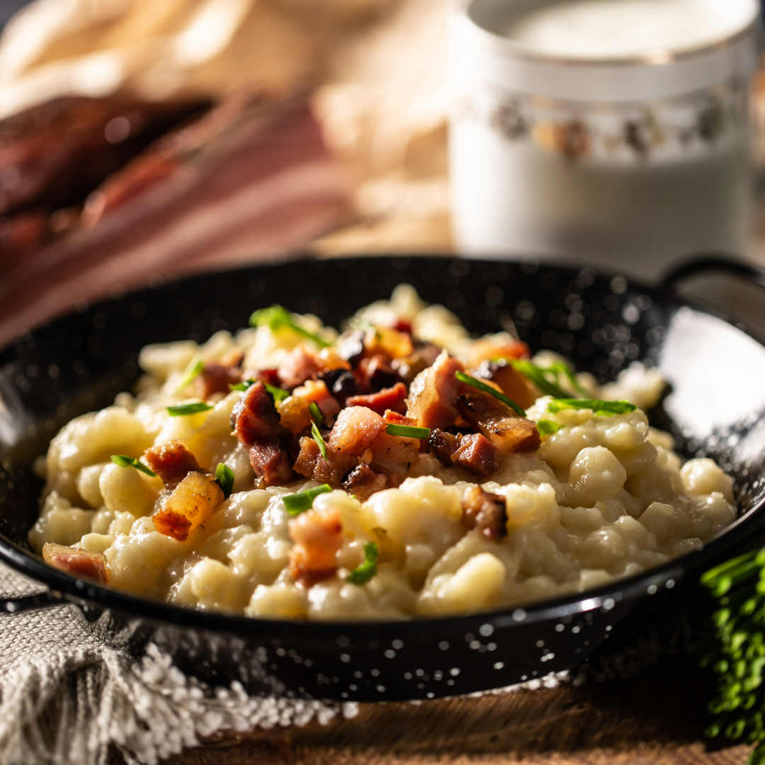 Gnocchi with Bacon Creamy Pumpkin Sauce 2