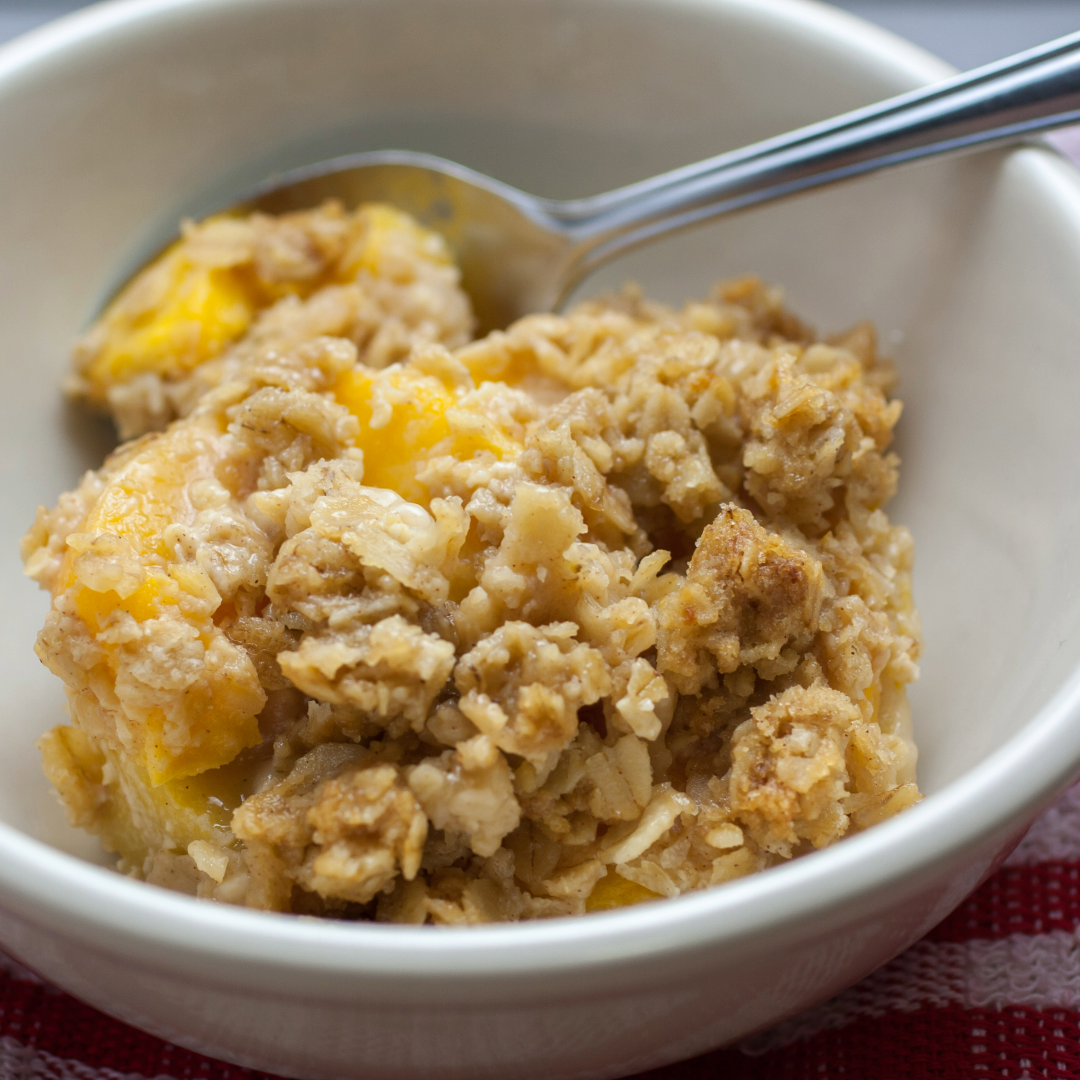 Peach Baked Oatmeal