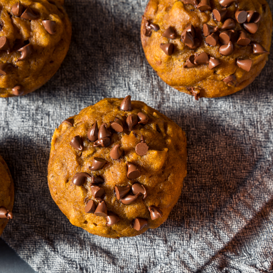 Pumpkin Choc Chip Muffins