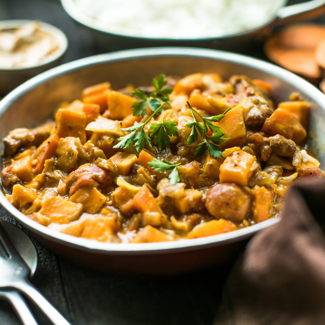 Slow Cooker Chickpea Sweet Potato Stew