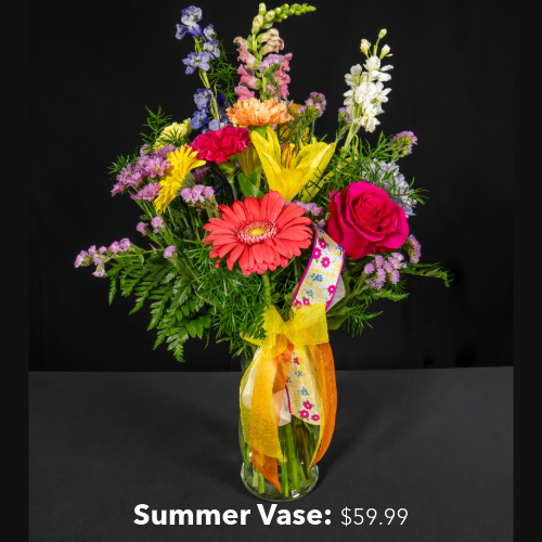 Summer Vase Flower Arrangement priced at $59.99.
