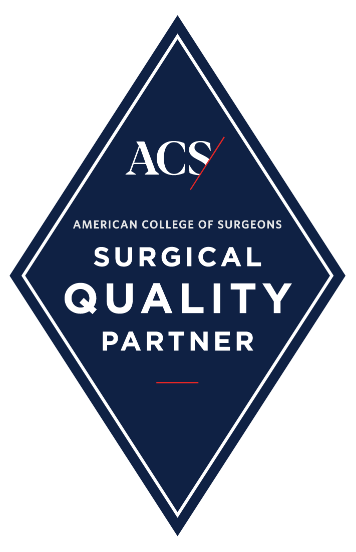 Dark Blue Award Badge from American College of Surgeons Surgical Quality Partner